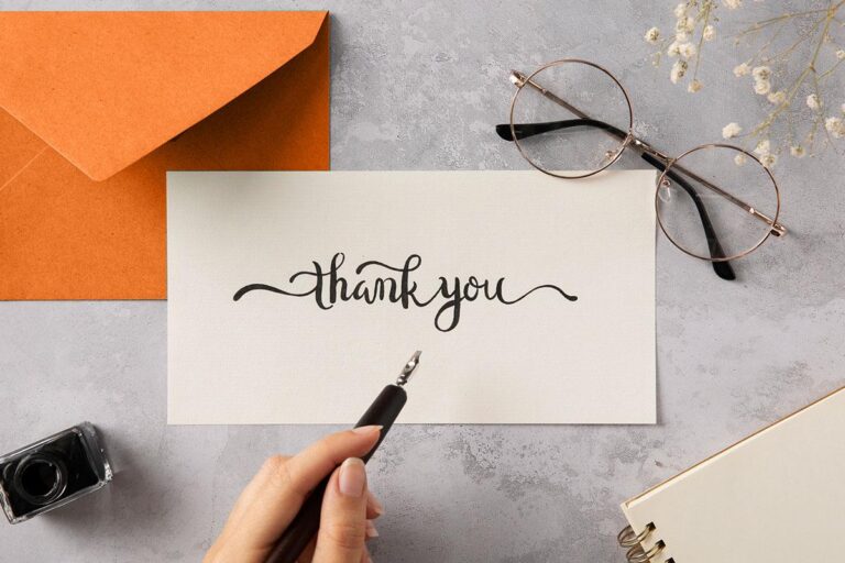 thank you card